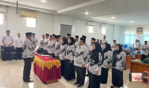 Pelantikan Pengurus PGRI Kota LubukLinggau periode 2025 - 2030. Foto Pgri Lubuklinggau